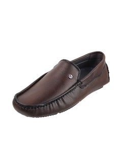 Mochi Mochi Men's Brown Leather Loafers 10-UK (44 EU) (71-8514)  - Image 1