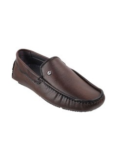 Mochi Mochi Men's Brown Leather Loafers 10-UK (44 EU) (71-8514)  - Image 2