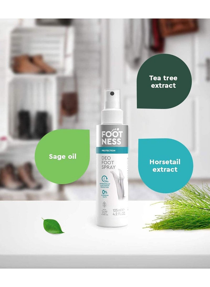 Footness - Foot Deodorant Spray | Anti Sweat and Odour Protection | 125ml - Image 1