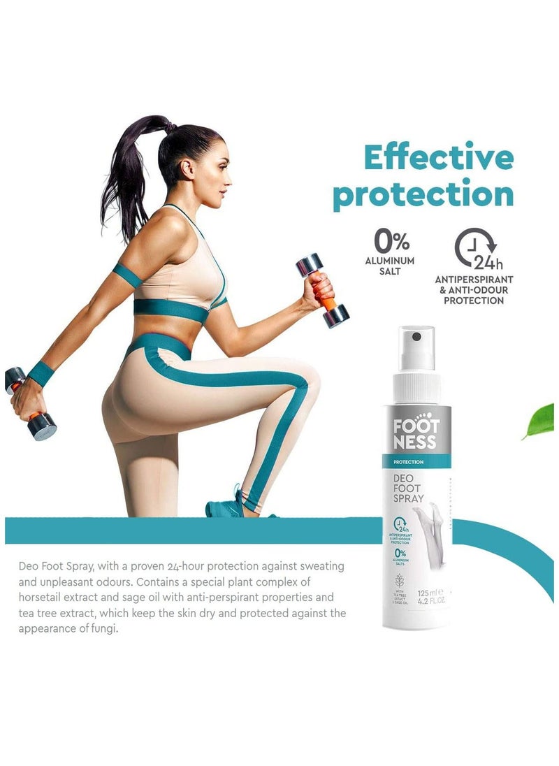 Footness - Foot Deodorant Spray | Anti Sweat and Odour Protection | 125ml - Image 1