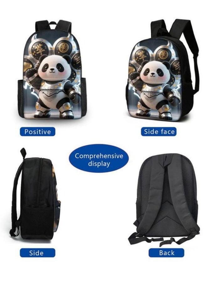 Bright Li Fire Fashion is unlimited! Cartoon bag three-piece set, suitable for a variety of scenes for students and teenagers (available for students, children, friends on outings, mountain climbing, schooling, etc.) - 66 - Image 3