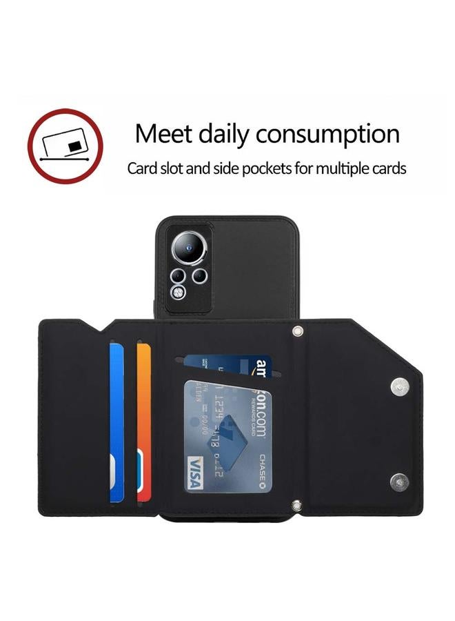 Zaboon Case For Infinix Note 11 Skin Feel PU + TPU + PC Phone Case - Image 5