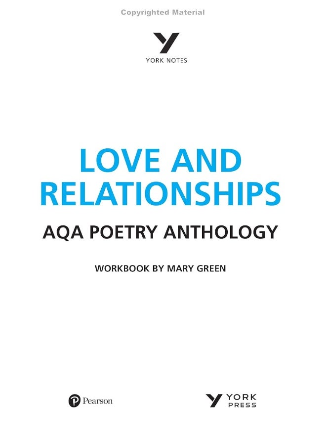AQA Poetry Anthology - Love and Relationships: York Notes for GCSE Workbook the ideal way to catch up, test your knowledge and feel ready for and 2023 and 2024 exams and assessments  - Image 2
