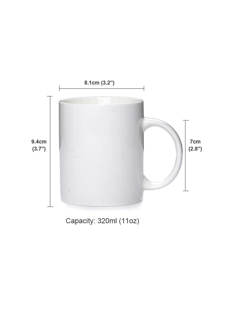 RYN® PRINTED DESIGN Ceramic Coffee Mug 11 oz - Humorous Doctor in Progress Loading Graphic - Ideal Gift for Medical Students, Future Doctors, PhD Candidates - Durable Drinkware, No Assembly Required, No Accessories - Image 2