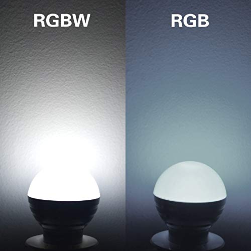 MELPO LED Color Changing Light Bulb with Remote Control, 5W 40W Equivalent, 500LM, 5700K,E26 Dimmable RGB Light Bulbs for Birthday Party/KTV Decoration/Household/Bar/Wedding (Pack of 8) - Image 5