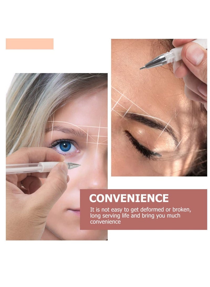 SYOSI Eyebrow Mapping Pen Microblading Eyebrow Pen with Skin Marker Eyebrow Permanent Makeup Position Mark Tool Great Eyebrow Makeup Tool for Artists for Eyebrow Skin 4 Pens and 8 Replacement Refills - Image 4
