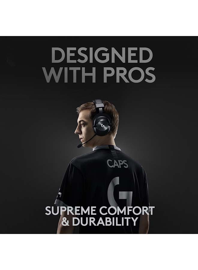 Logitech G Pro X Wireless Lightspeed Gaming Headset With Blue Vo!Ce Mic Filter Tech, 50 mm Pro-G Drivers, And Dts Headphone:X 2.0 Surround Sound - Black I 981-000907 - Image 2