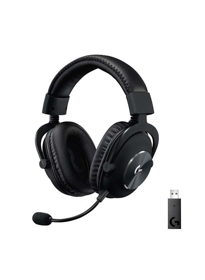 Logitech G Pro X Wireless Lightspeed Gaming Headset With Blue Vo!Ce Mic Filter Tech, 50 mm Pro-G Drivers, And Dts Headphone:X 2.0 Surround Sound - Black I 981-000907 - Image 1