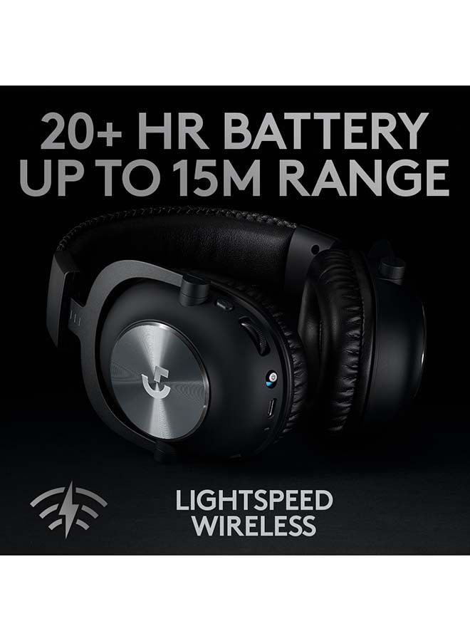 Logitech G Pro X Wireless Lightspeed Gaming Headset With Blue Vo!Ce Mic Filter Tech, 50 mm Pro-G Drivers, And Dts Headphone:X 2.0 Surround Sound - Black I 981-000907 - Image 3