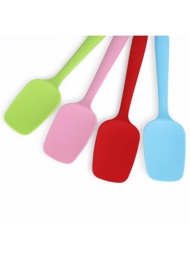 Generic - Silicone Large Shovel High Temperature Resistant Solid Color One 28cm All-inclusive Scraper Baking Tool-Specifications:Large Blue - Image 1
