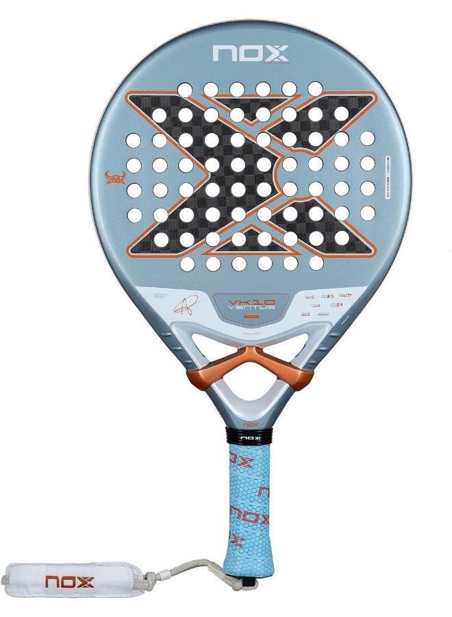 NOX VK10 Ventus Control 12K Padel Racket by Aranzazu Osoro – Round Shape, 12K Carbon, Maximum Control & Stability - Image 2