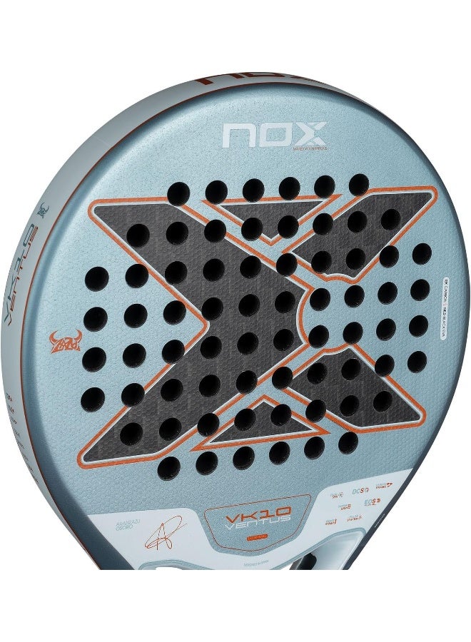 NOX VK10 Ventus Control 12K Padel Racket by Aranzazu Osoro – Round Shape, 12K Carbon, Maximum Control & Stability - Image 3