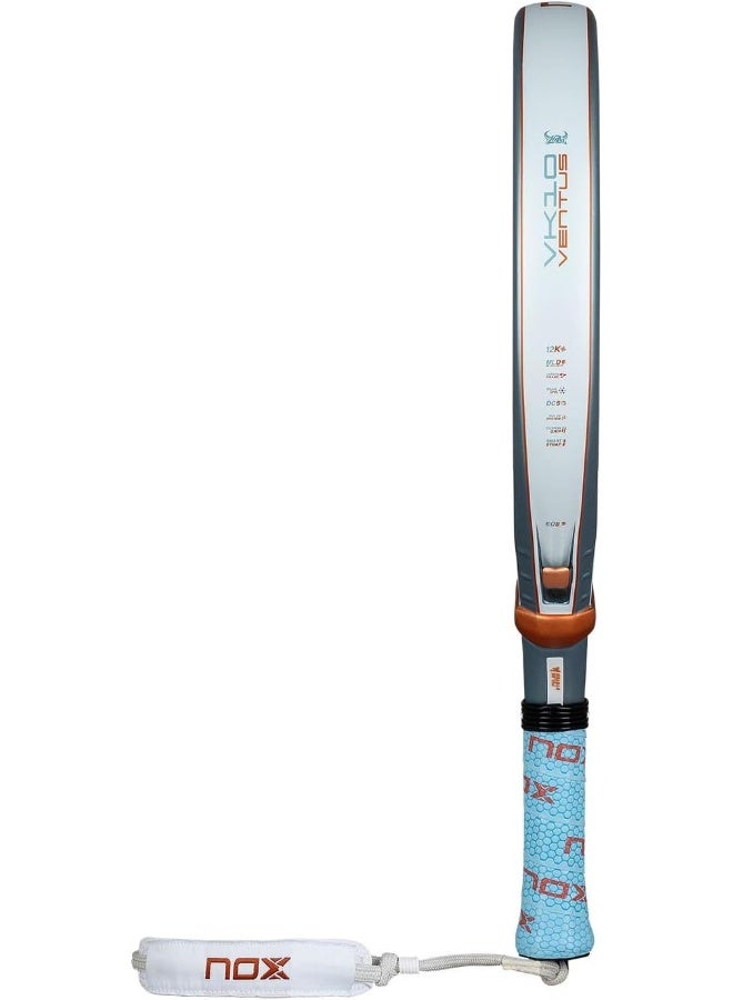 NOX VK10 Ventus Control 12K Padel Racket by Aranzazu Osoro – Round Shape, 12K Carbon, Maximum Control & Stability - Image 5