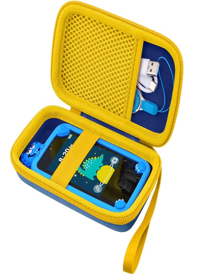 Baval Kids Smart Phone Case Compatible with Luoba/Luyiilo/KOKODI/WEOLULI/DIGIGOOD/Joozfee/Luyiilo Kids Smart Phone Toys,Case for Mini Smart Phone Toys with 2.8" Touchscreen (Blue Case,Yellow Zipper) - Image 3