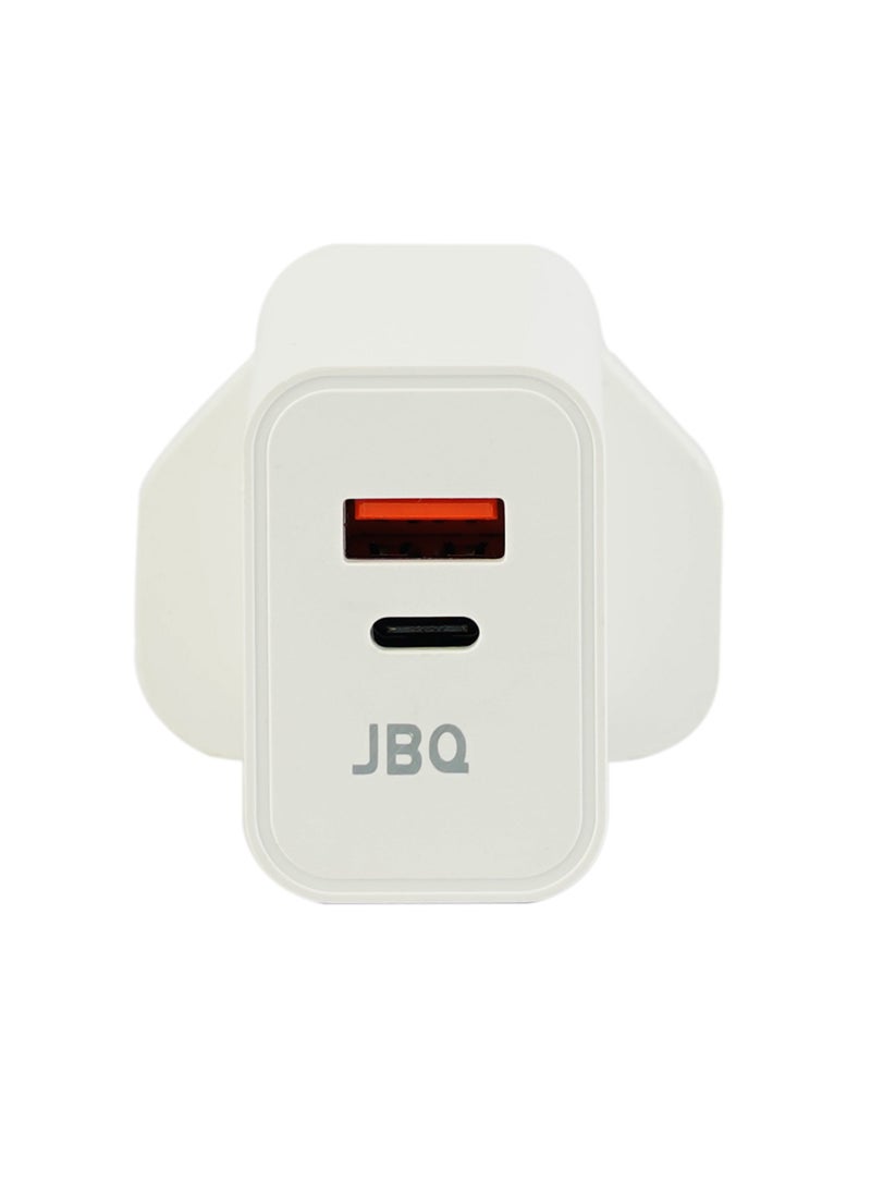 JBQ - 30W Quick Charge Travel Adapter Charger Set With C to Lightning Cable - Image 1