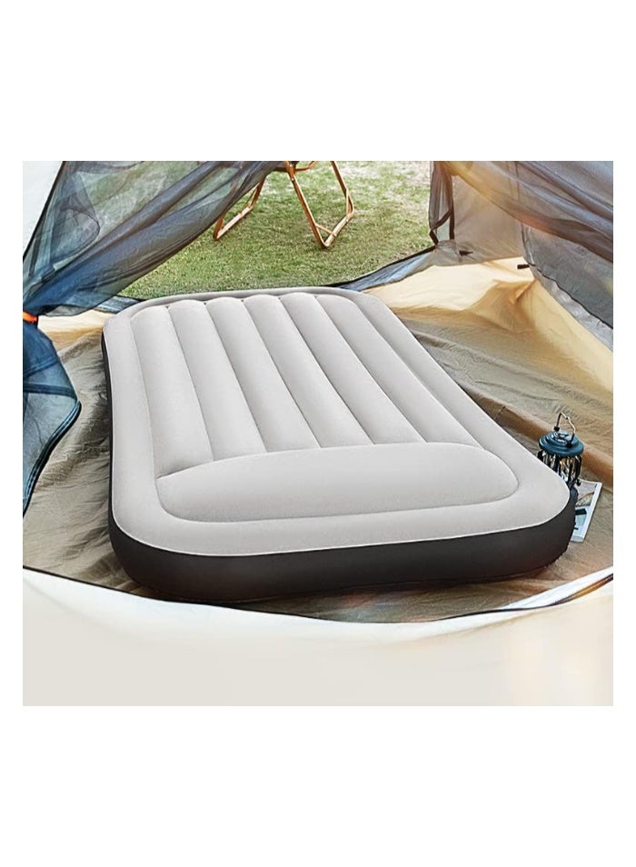 Macon Portable Twin Camping Inflatable Air Mattress with Pump – Blow Up Sleeping Pad for SUV, Truck & Tent - Image 1