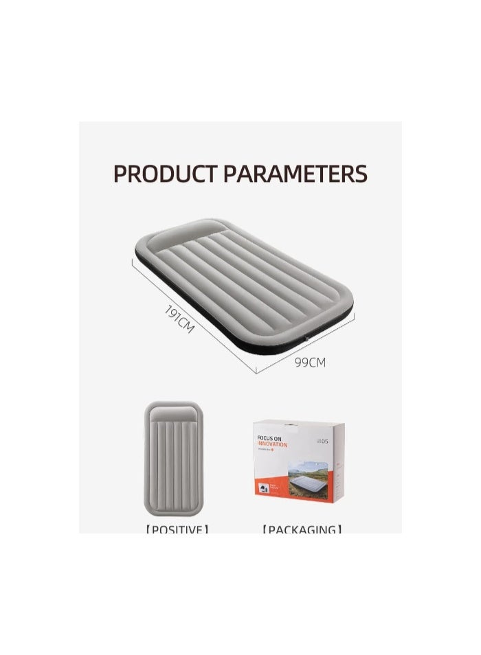 Macon Portable Twin Camping Inflatable Air Mattress with Pump – Blow Up Sleeping Pad for SUV, Truck & Tent - Image 4