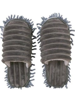 Y&D Funny Slippers Lazy Mop Walking Cleaning Indoors Warm Shoes Home Dust Floor Polishing Chenille Hair Clean for Kitchen House Office  - Image 1