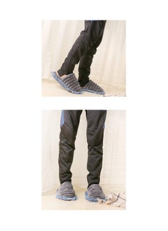 Y&D Funny Slippers Lazy Mop Walking Cleaning Indoors Warm Shoes Home Dust Floor Polishing Chenille Hair Clean for Kitchen House Office  - Image 5