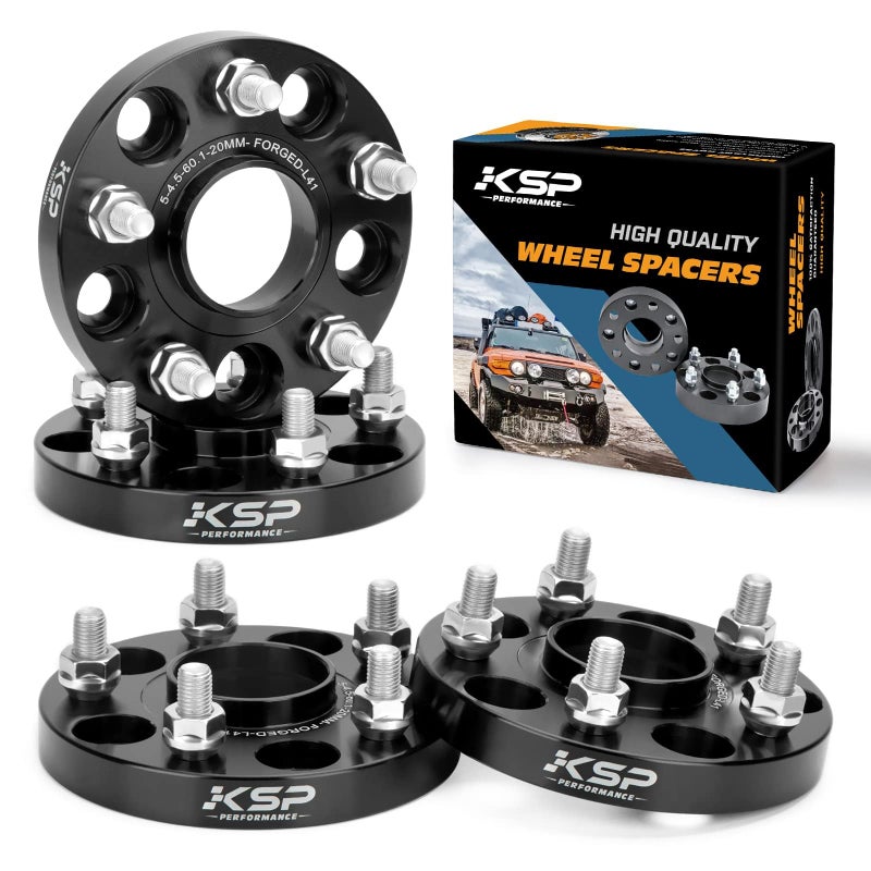 KSP 20mm 5x1143 Hubcentric Wheel Spacers Fit TC XB ES300 350 GS300 350 430IS250 300 350LS400 430 460RC300 350 Camry Highlander Tacoma4 pcs 601 bore 12X15mm