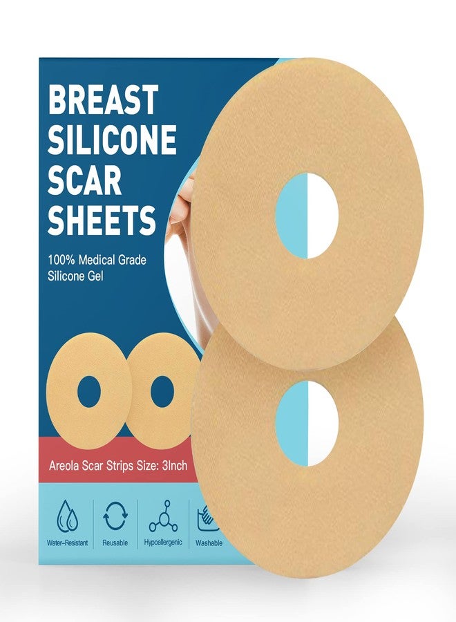 Nubical Breast Silicone Scar Sheets Tape, Silicone Scar Removal Sheets for Breast 6 Pack, Breast Reduction After Surgery for Scars, Breast Augmentation Post Surgery Supplies for Scar Treatment - Image 1