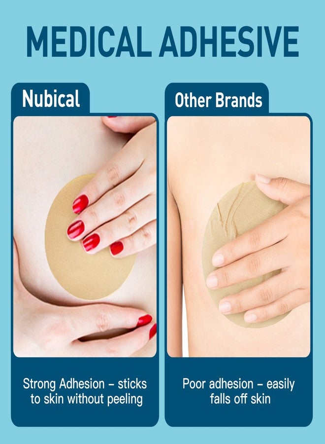 Nubical Breast Silicone Scar Sheets Tape, Silicone Scar Removal Sheets for Breast 6 Pack, Breast Reduction After Surgery for Scars, Breast Augmentation Post Surgery Supplies for Scar Treatment - Image 3