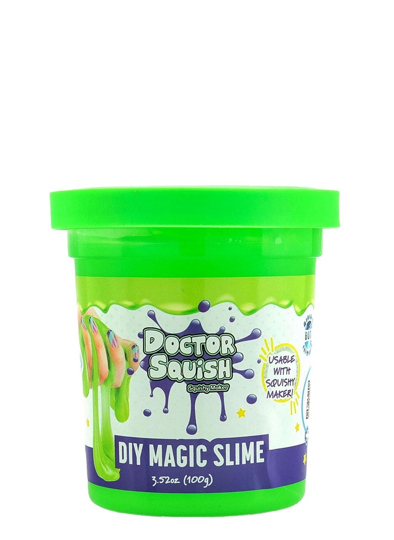 Doctor Squish - Magic Slime Blister Pack Green 100gm  - Image 2