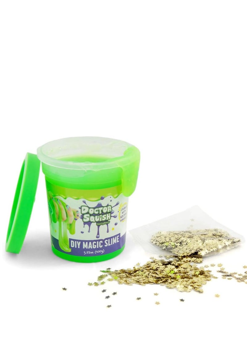 Doctor Squish - Magic Slime Blister Pack Green 100gm  - Image 3