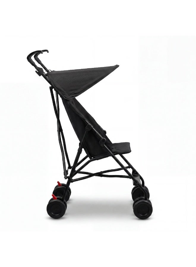 Lightweight Umbrella Stroller with Adjustable Sun Canopy and Secure Safety Harness - Image 2