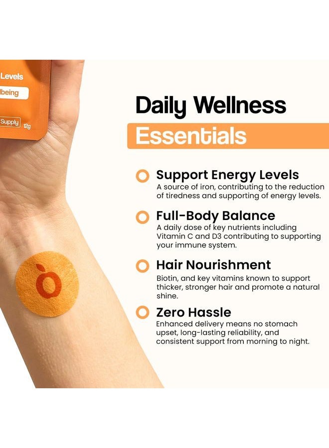 VytaDose Women's Daily Multi Patches, After-Party Support, Topical Energy Support, Beauty, Hair, Skin & Nails, Vegan, Water-Resistant, Sensitive Skin Friendly, 30 Count - Image 4