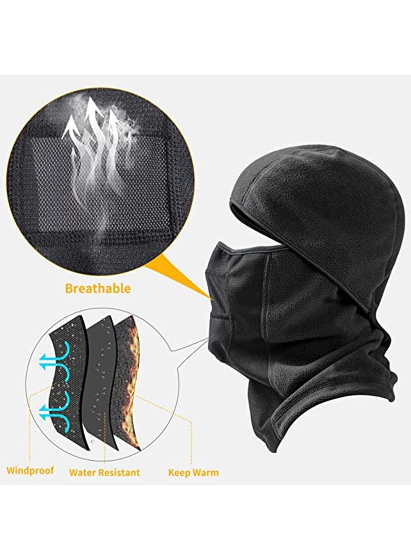 Sweet seven Windproof Balaclava - Winter Fleece Thermal Full Face Mask for Men & Women, Breathable Cold Weather Gear for Skiing, Snowboarding, Motorcycle Riding, Running & Outdoor Work - Image 3