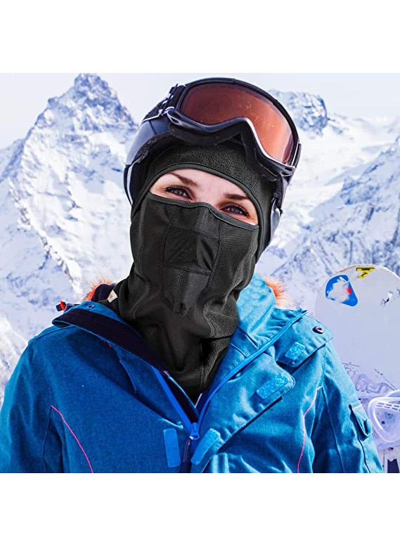 Sweet seven Windproof Balaclava - Winter Fleece Thermal Full Face Mask for Men & Women, Breathable Cold Weather Gear for Skiing, Snowboarding, Motorcycle Riding, Running & Outdoor Work - Image 2