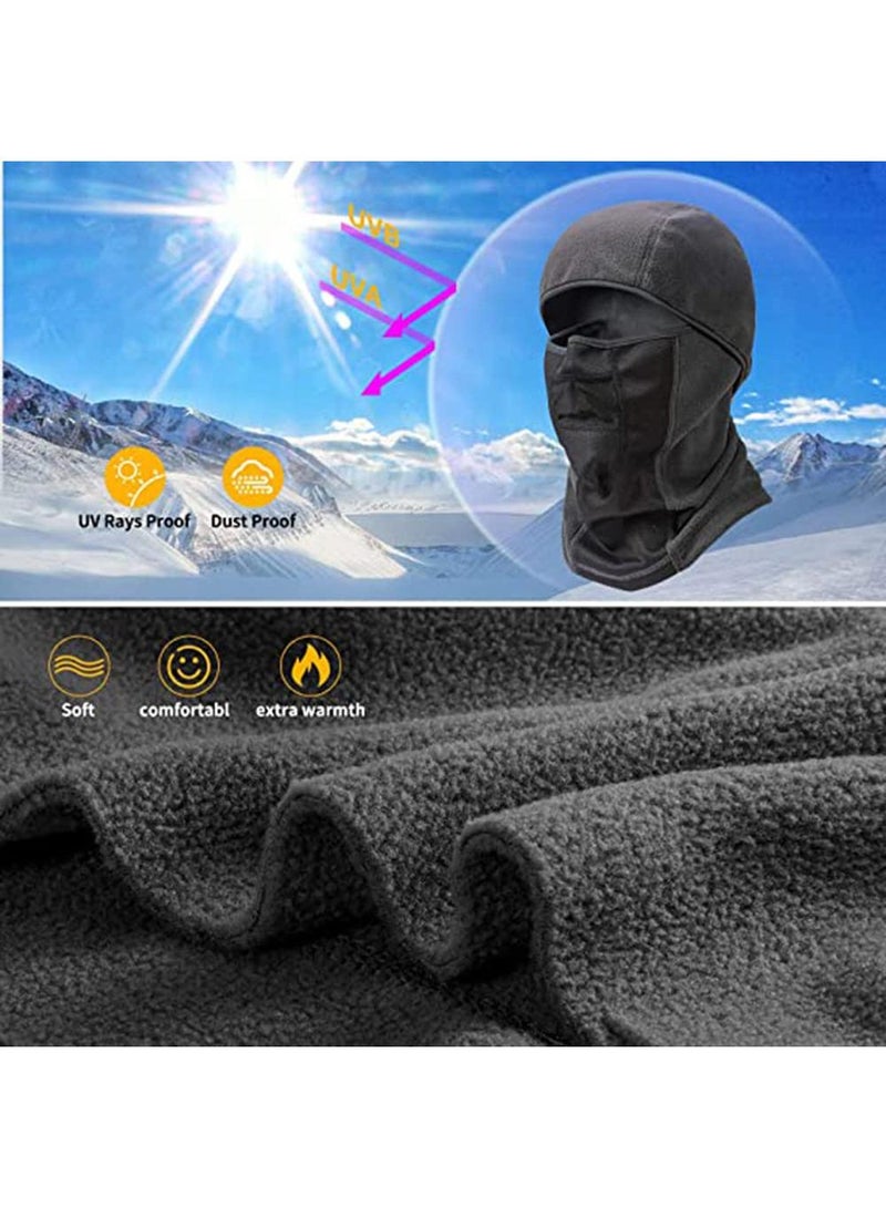 Sweet seven Windproof Balaclava - Winter Fleece Thermal Full Face Mask for Men & Women, Breathable Cold Weather Gear for Skiing, Snowboarding, Motorcycle Riding, Running & Outdoor Work - Image 4