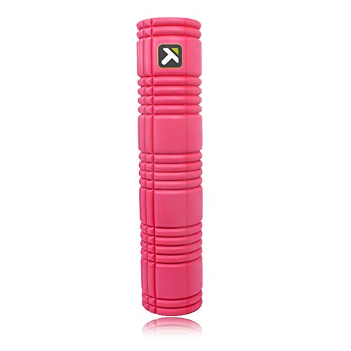 TRIGGERPOINT PERFORMANCE THERAPY GRID Patented Multi-Density Foam Massage Roller Exercise, Deep Tissue Muscle Recovery - Relieves Muscle Pain & Tightness, Improves Mobility & Circulation (26"), Pink - Image 1