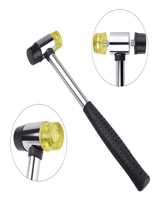 KUUQA Metal Ring Mandrel Ring Sizer and Rubber Hammer Mallet Ring Sizer Gauge Set with 2 Piece Jewelry Polishing Cloths - Image 4