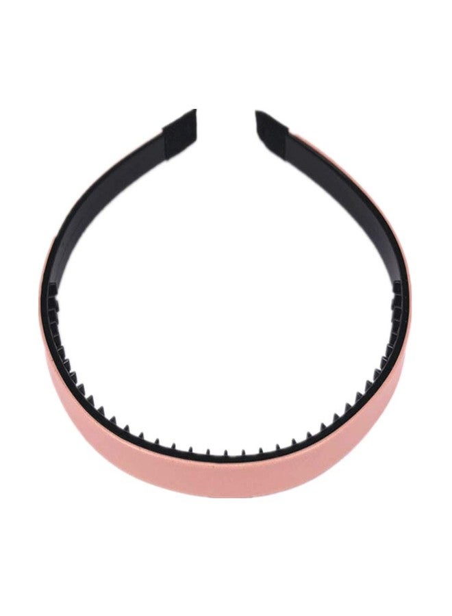 Ruihfas Fashion Headbands Wide Leather Covered Hair Hoop Clasp Hairbands for Women Girls, 6pcs/pack (Normal) - Image 3