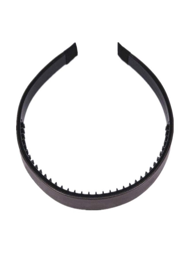 Ruihfas Fashion Headbands Wide Leather Covered Hair Hoop Clasp Hairbands for Women Girls, 6pcs/pack (Normal) - Image 4