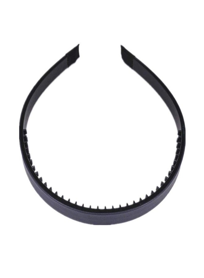 Ruihfas Fashion Headbands Wide Leather Covered Hair Hoop Clasp Hairbands for Women Girls, 6pcs/pack (Normal) - Image 2