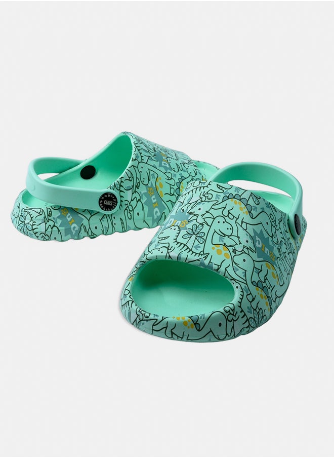 CUBS Open Toe Mint Green Cute Dino  - Image 3