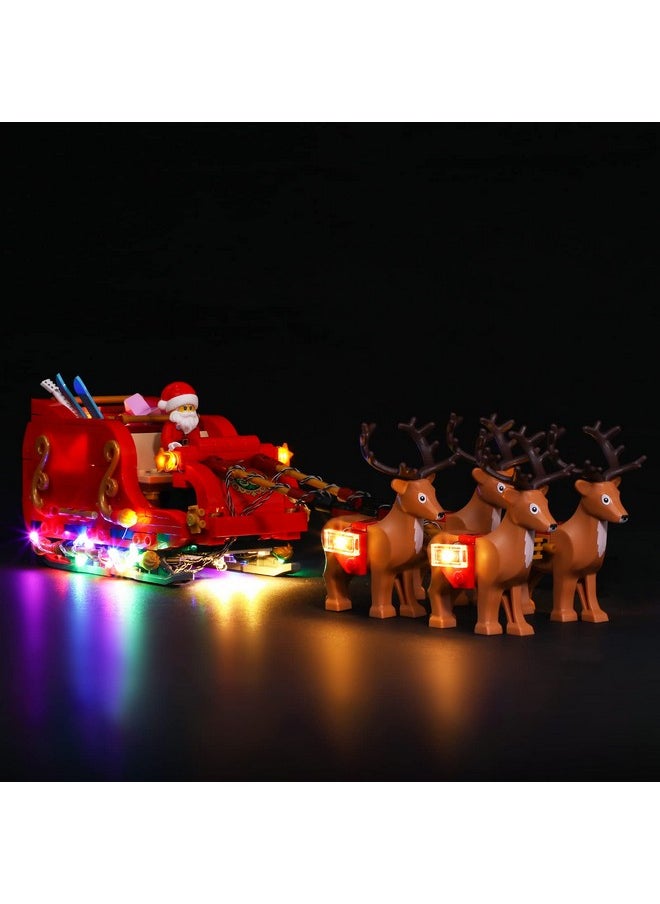 BRIKSMAX BRIKSMAX Led Lighting Kit for Santa's Sleigh - Compatible with Lego 40499 Building Blocks Model- Not Include The Lego Set  - Image 4