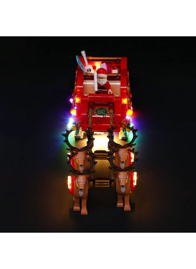 BRIKSMAX BRIKSMAX Led Lighting Kit for Santa's Sleigh - Compatible with Lego 40499 Building Blocks Model- Not Include The Lego Set  - Image 3