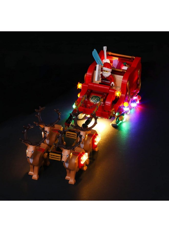BRIKSMAX BRIKSMAX Led Lighting Kit for Santa's Sleigh - Compatible with Lego 40499 Building Blocks Model- Not Include The Lego Set  - Image 2