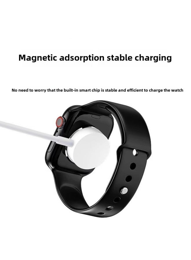 Suitable For Apple Apple Watch Watch Watch Charger Fast Charging Wireless Charging Cable/Magnetic Charging Stand Portable-Color:Usb Interface Plastic Paragraph [line Length 1 M] Boxed  - Image 2