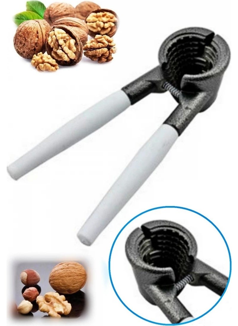 Tamu White Handle Walnut Crusher Large Size  - Image 1