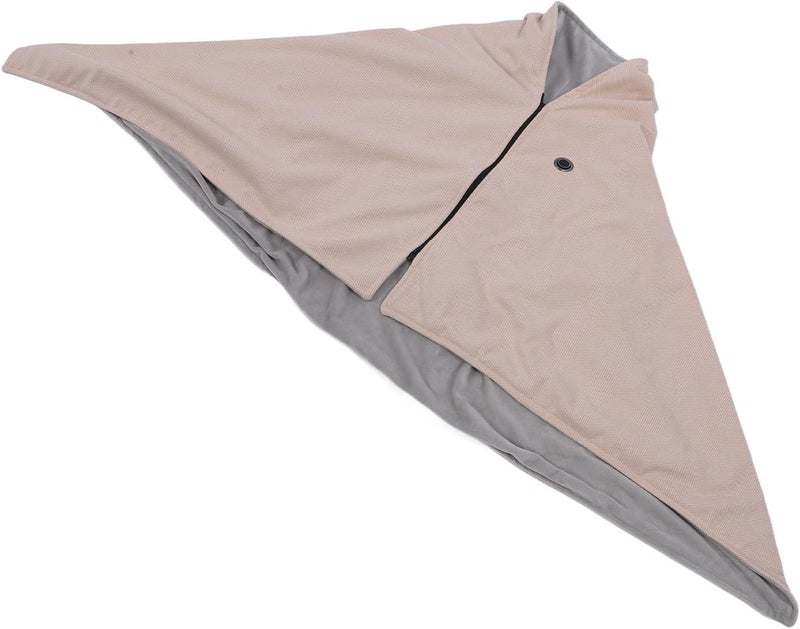 Heated Blanket Beige Fast Heating Overheat Prevention Auto Off Ultra Soft Electric Throw for Cold Winter Days Plush Cloth - Image 1