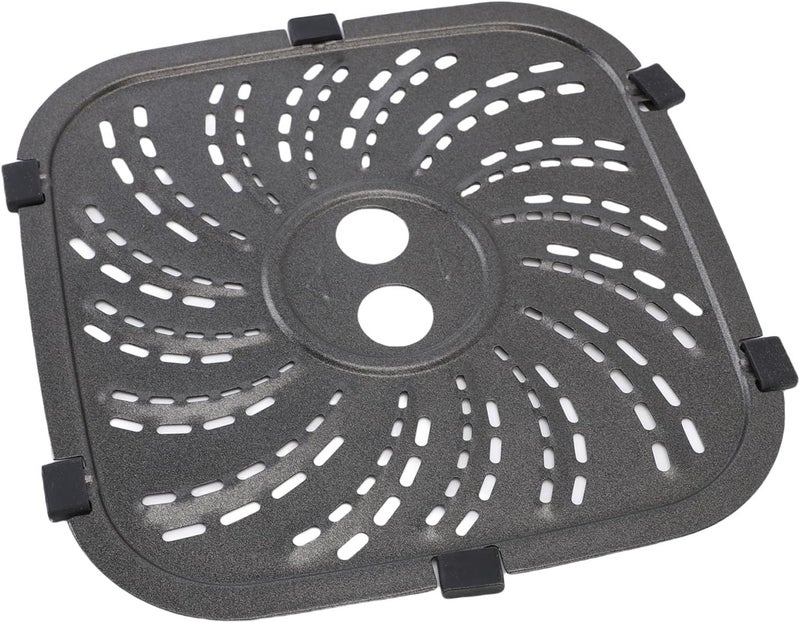 Air Fryer Grill Pan, Nonstick Coating Crisper Plate For 6QT and 8QT, Stainless Steel Grille Pan Tray With Even Heating, Air Fryer Accessories (Medium: Approx. 17.6x16.2x10cm / - Image 2