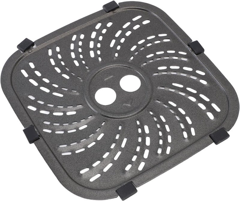 Air Fryer Grill Pan, Nonstick Coating Crisper Plate For 6QT and 8QT, Stainless Steel Grille Pan Tray With Even Heating, Air Fryer Accessories (Medium: Approx. 17.6x16.2x10cm / - Image 4