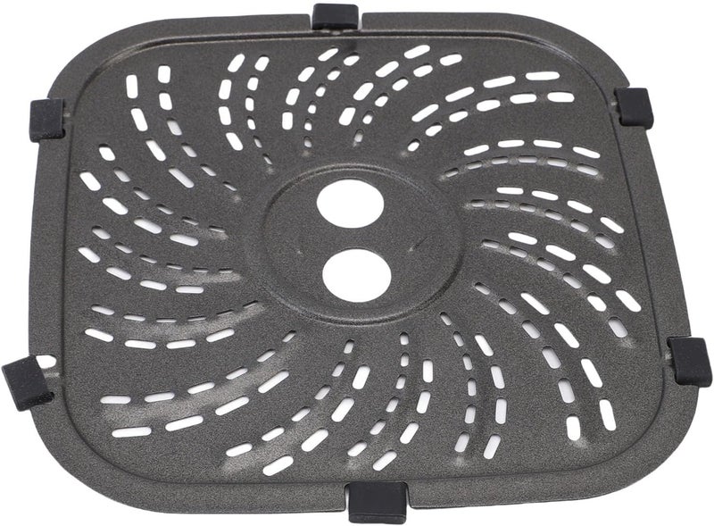 Air Fryer Grill Pan, Nonstick Coating Crisper Plate For 6QT and 8QT, Stainless Steel Grille Pan Tray With Even Heating, Air Fryer Accessories (Medium: Approx. 17.6x16.2x10cm / - Image 5
