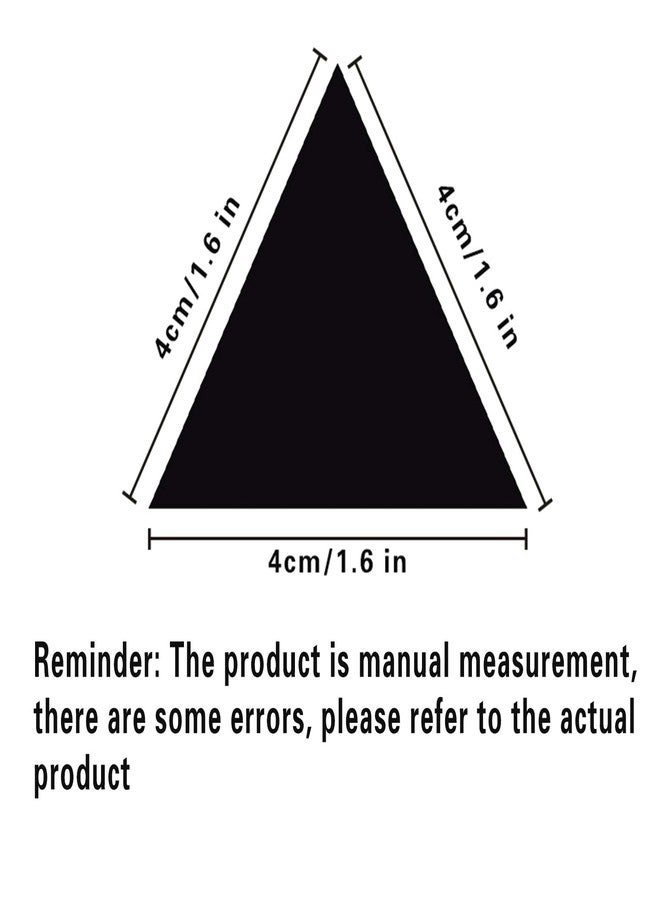 Cuayaes 196Pcs Triangle Wall Stickers Decor DIY Wall Decals Sticker Murals Decoration and Art Decor for Home Living Room/Bedroom/Kitchen and Dining Room - Image 2