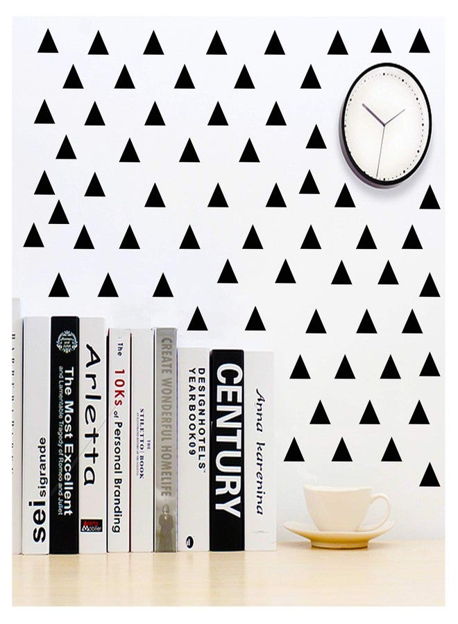 Cuayaes 196Pcs Triangle Wall Stickers Decor DIY Wall Decals Sticker Murals Decoration and Art Decor for Home Living Room/Bedroom/Kitchen and Dining Room - Image 1